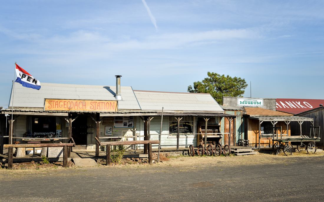 Rue principale de Shaniko, Oregon