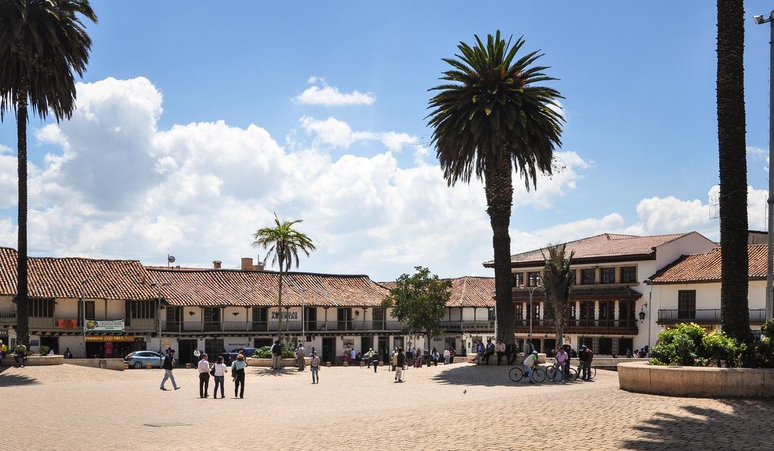 Parque central de Zipaquira