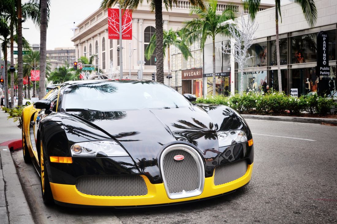 Bugatti veyron, Los Angeles