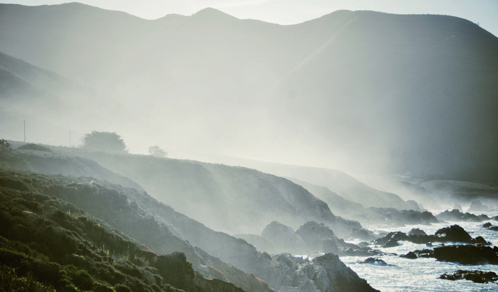 Brouillard sur la Highway 1 Brouillard sur la Highway 1