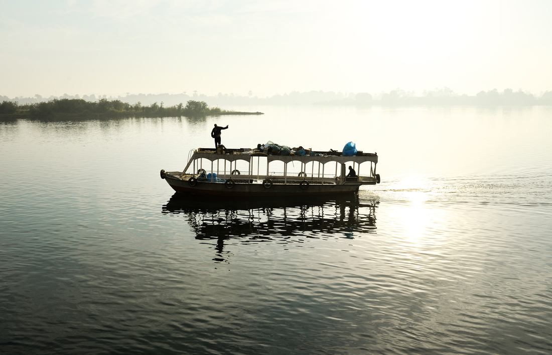 Embarcation sur le Nil