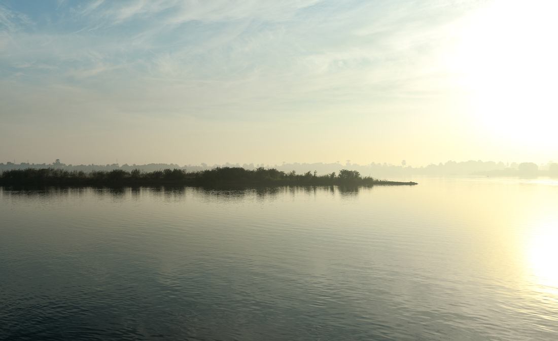 Coucher de soleil sur le Nil