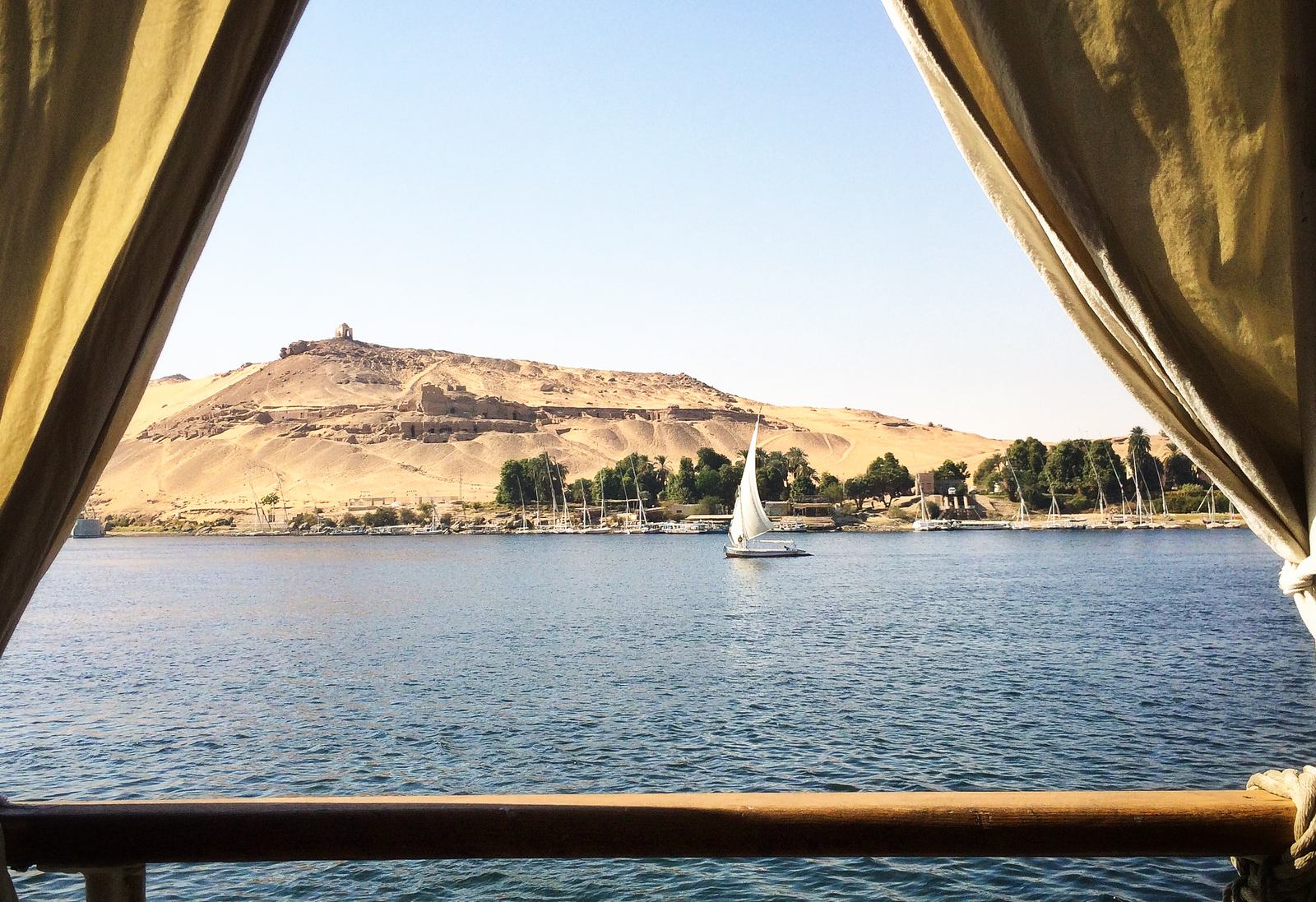 Vue depuis Assouan Vue depuis Assouan