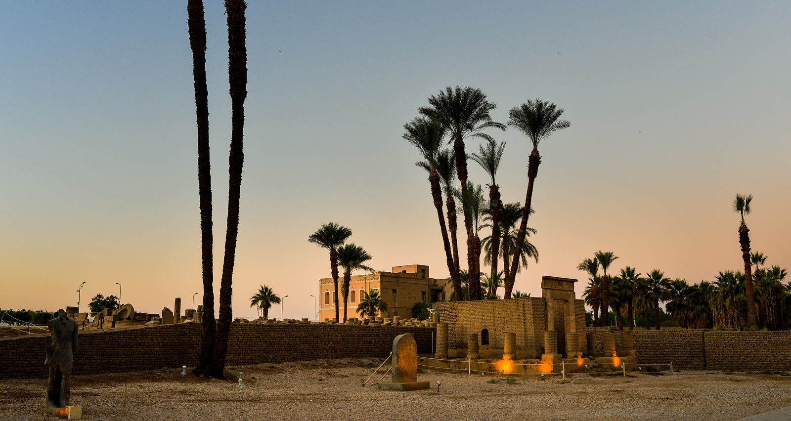 Entrée du temple de Louxor