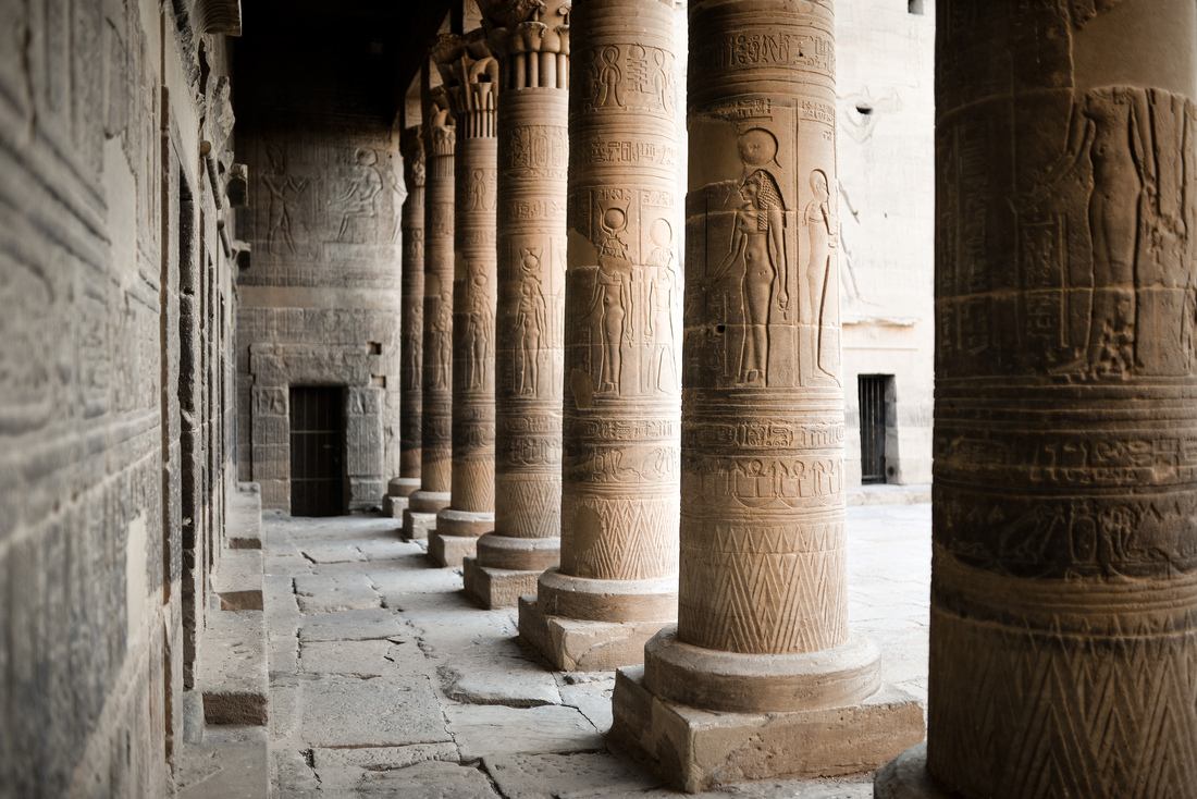 Colonnes du Temple de Philae