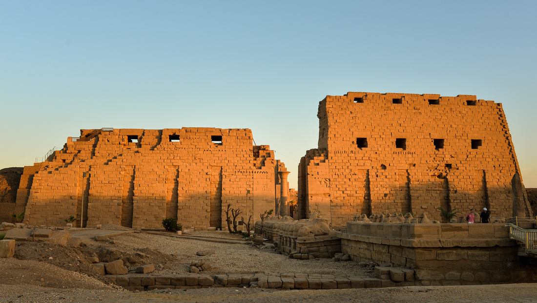Le temple de Karnak, Egypte