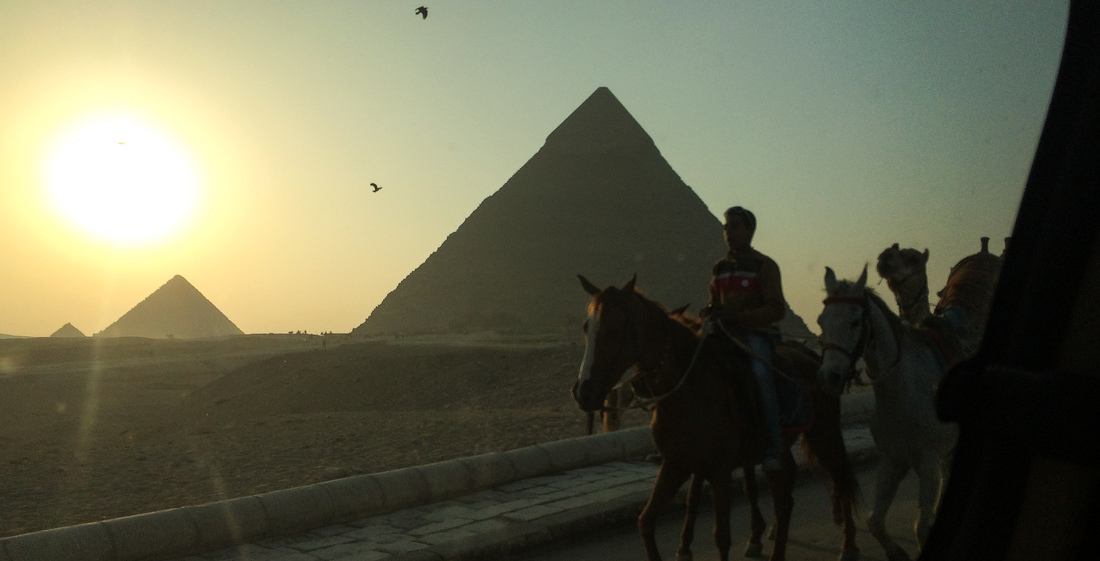 Les pyramides de Gizeh