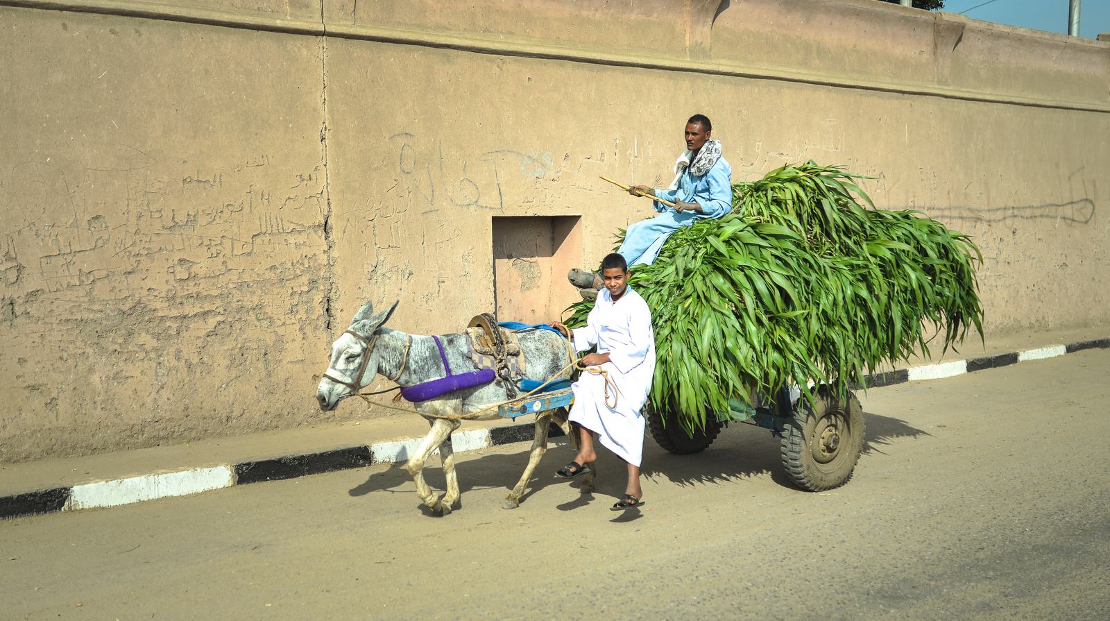 Dans les rues d'Edfou