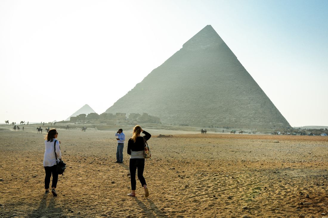 En route pour la Pyramide de Kephren