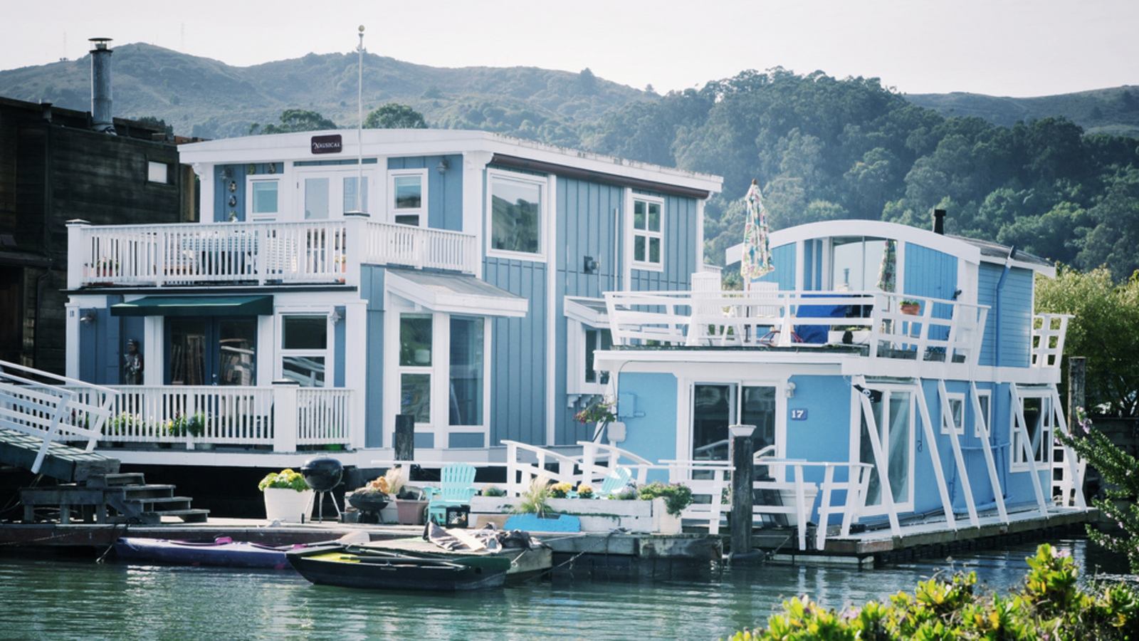 Maisons flottantes de Sausalito
