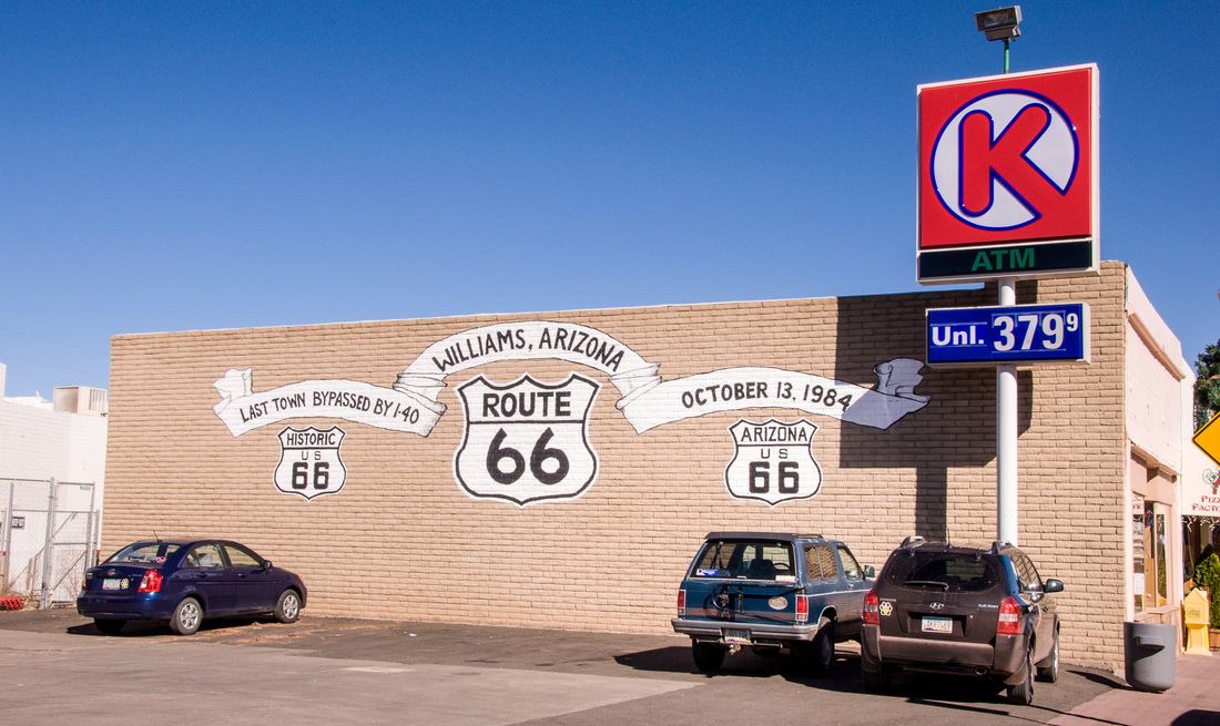 Sur la route 66
