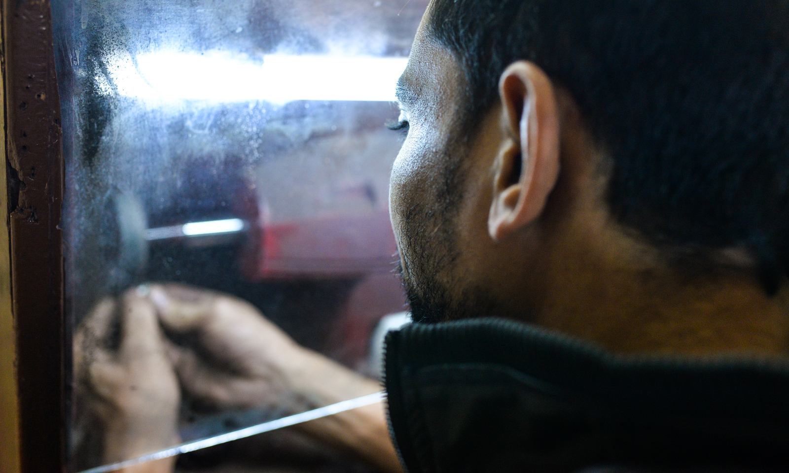 Polissage de la bague