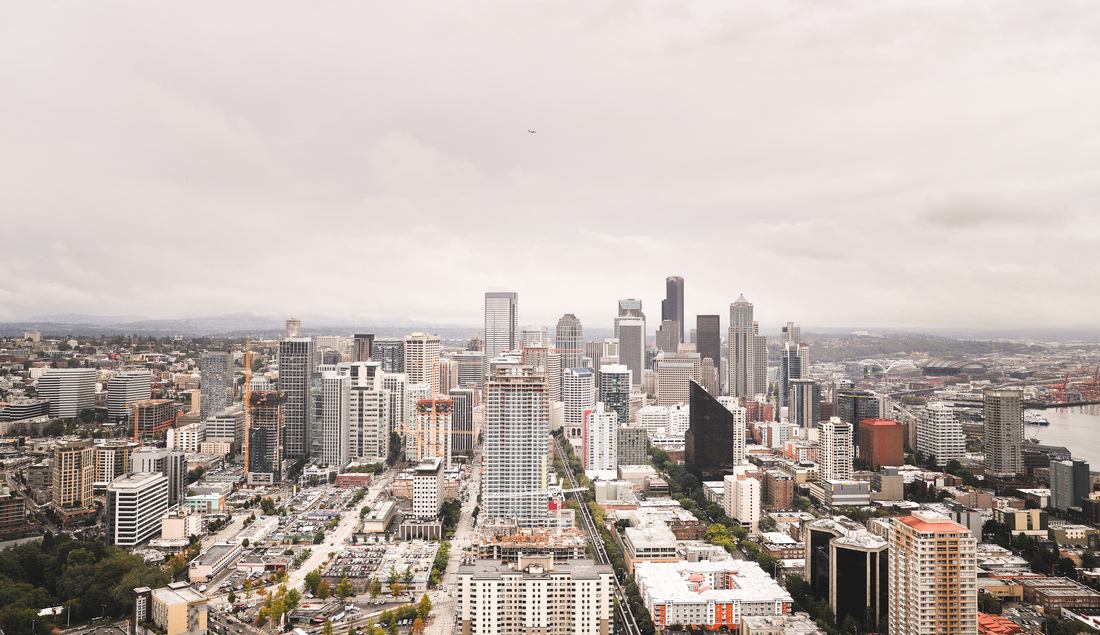 Skyline de Seattle depuis Space Needle