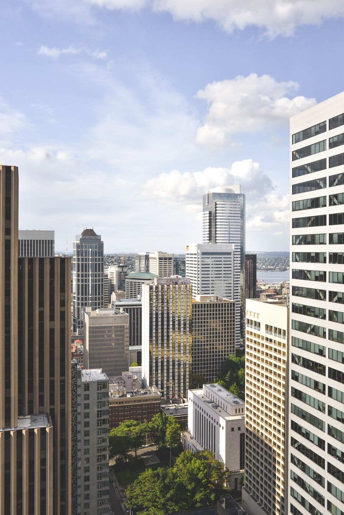 Vue panoramique sur Seattle