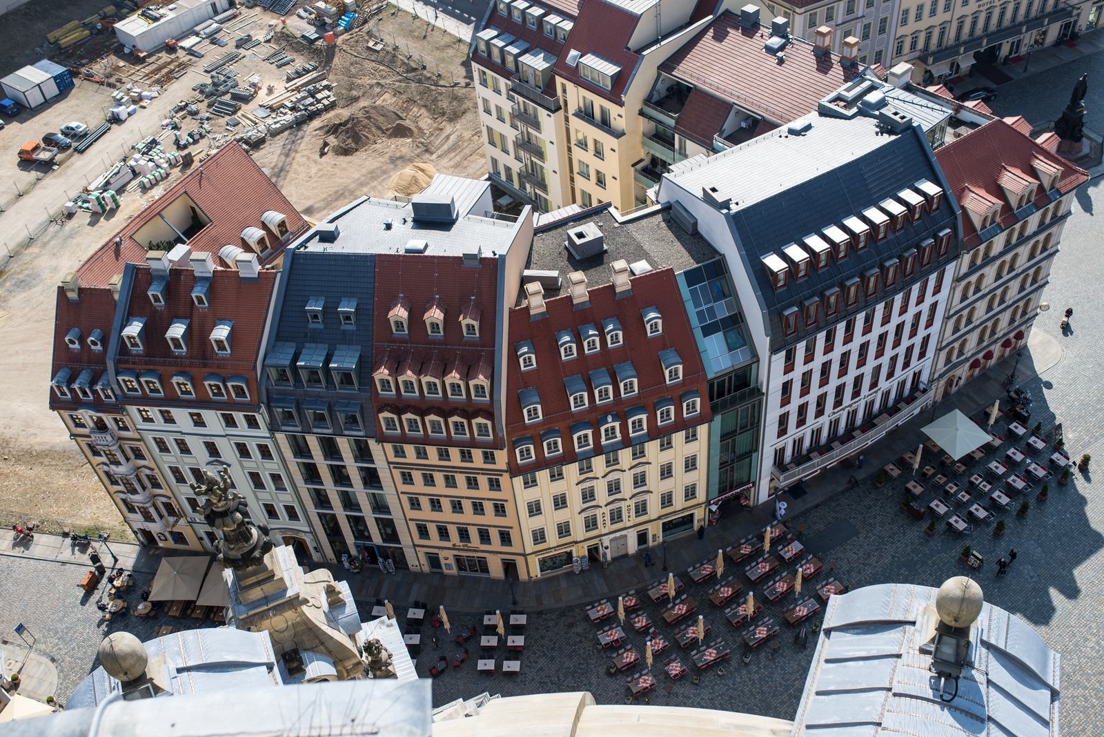 Dresde vue de la Frauenkirche