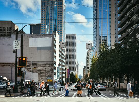 Sur la 2nd avenue de Seattle