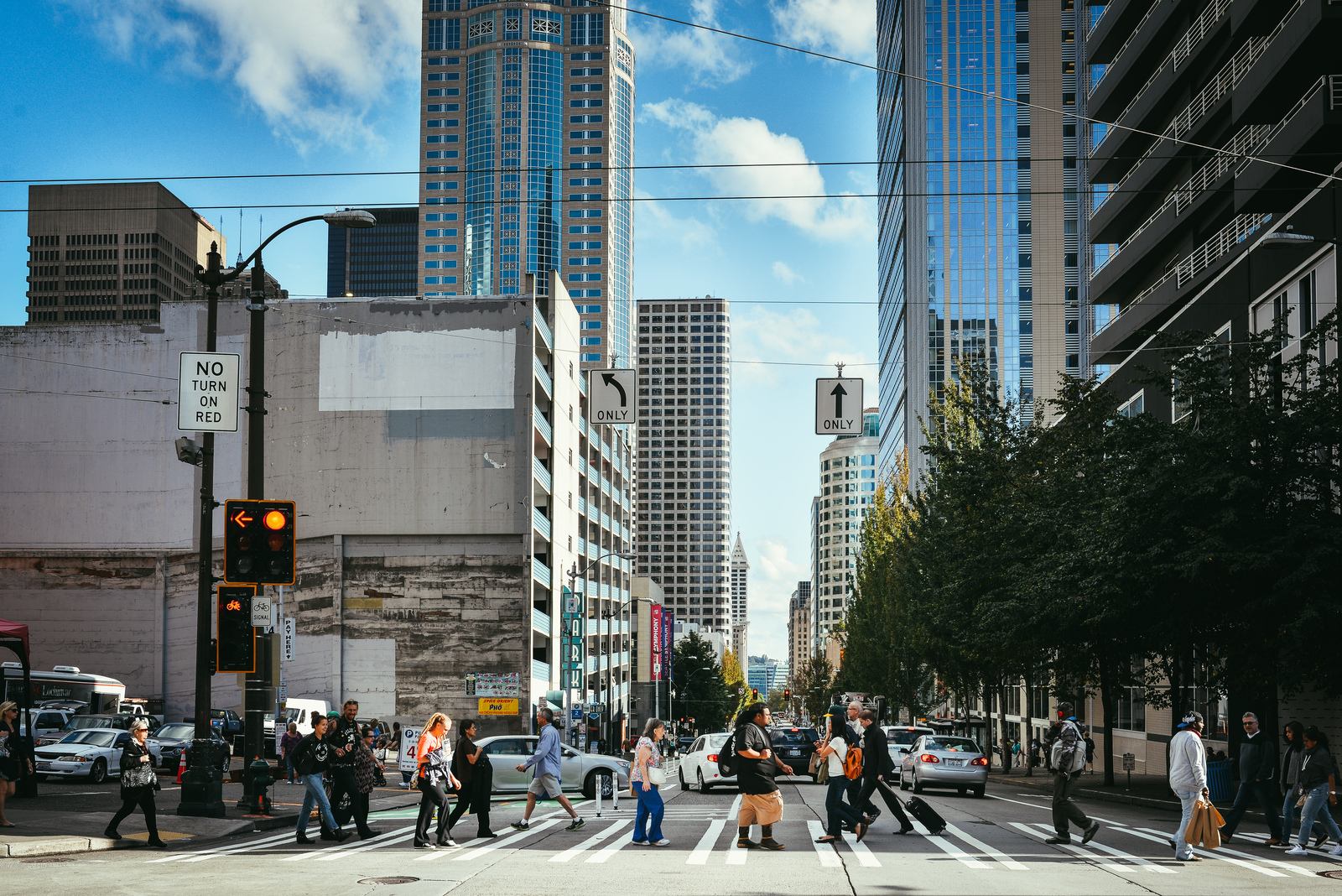 Sur la 2nd avenue de Seattle Sur la 2nd avenue de Seattle