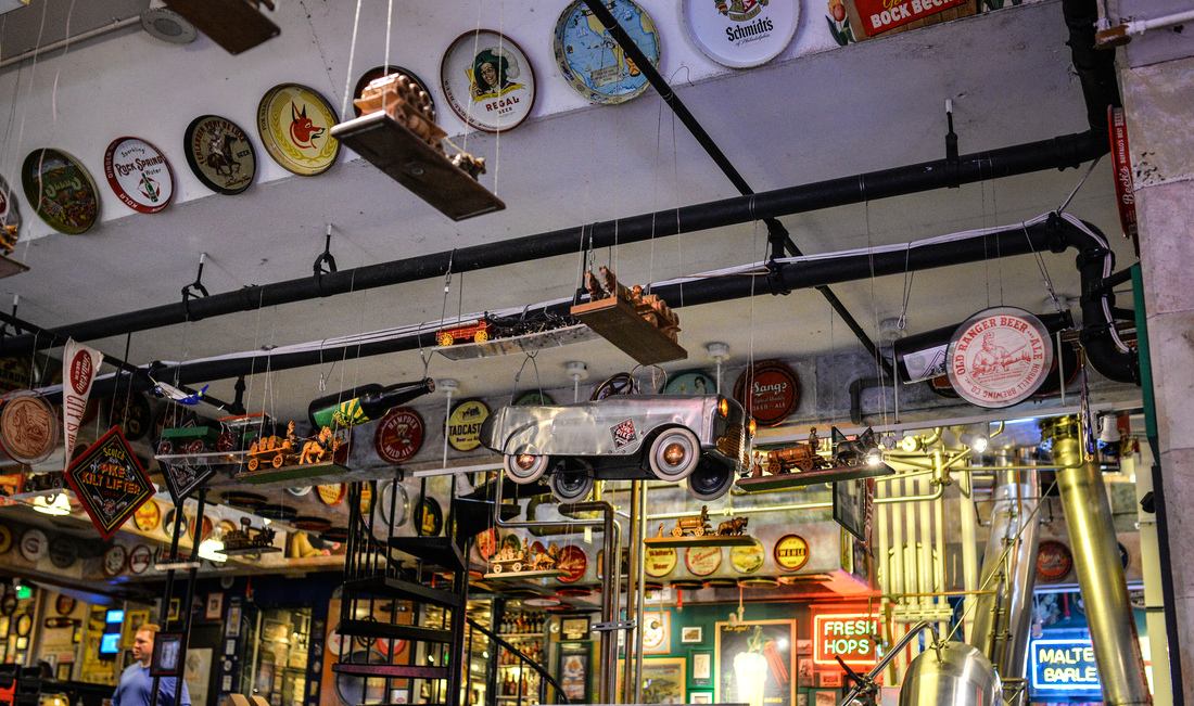 Décoration du Pike Pub & Brewery