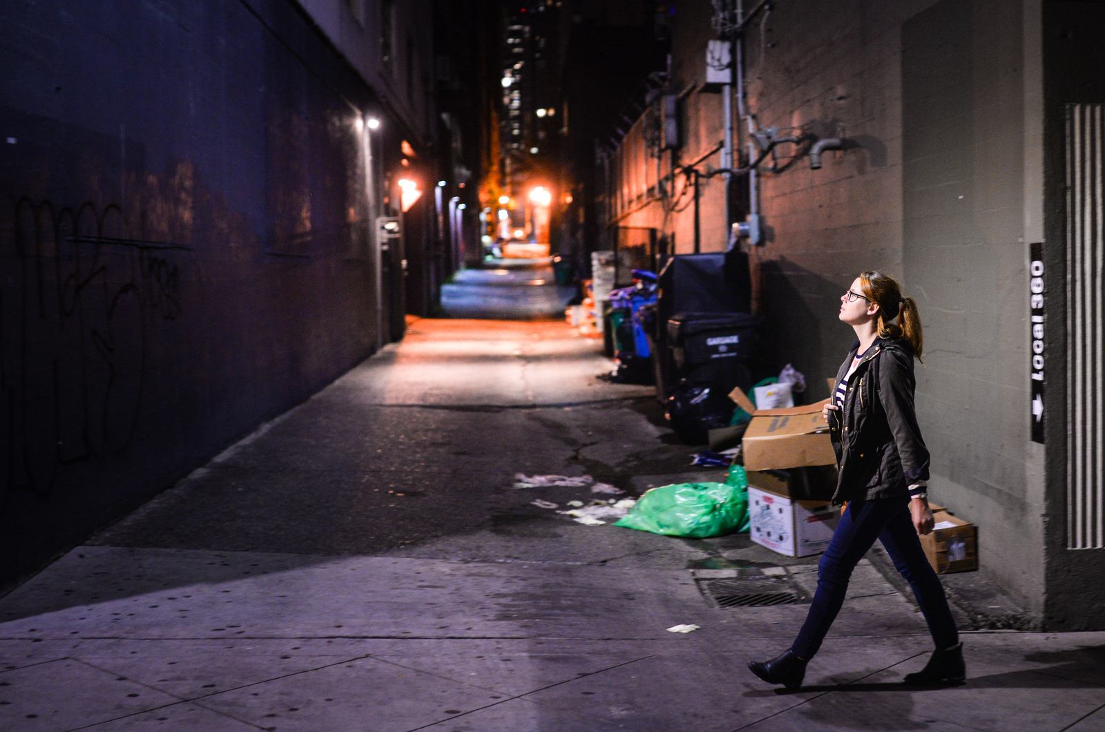 Un soir, dans les rues de Seattle Un soir, dans les rues de Seattle