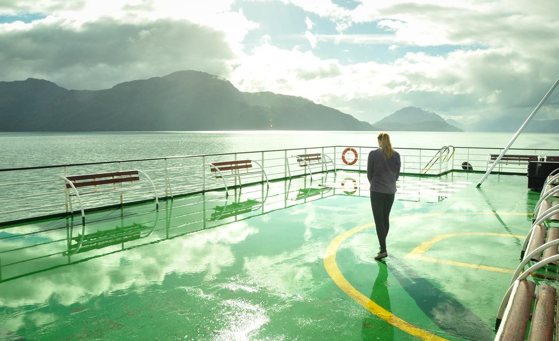 Sur le pont du Navimag
