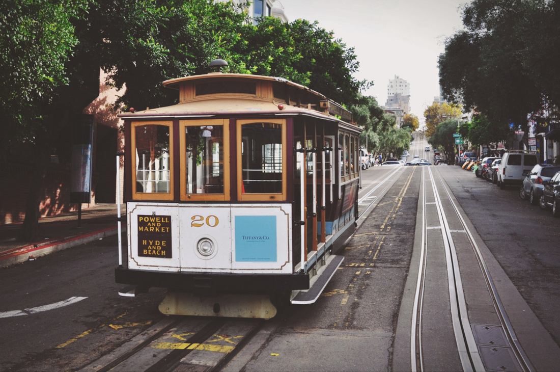 Cable car à San Francisco