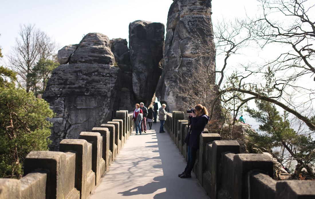 Sur le Bastei Brücke