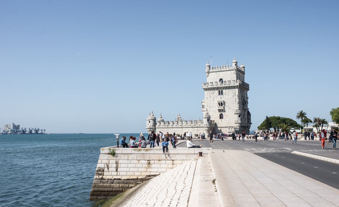 Torre de Belem sur la rive du Tage