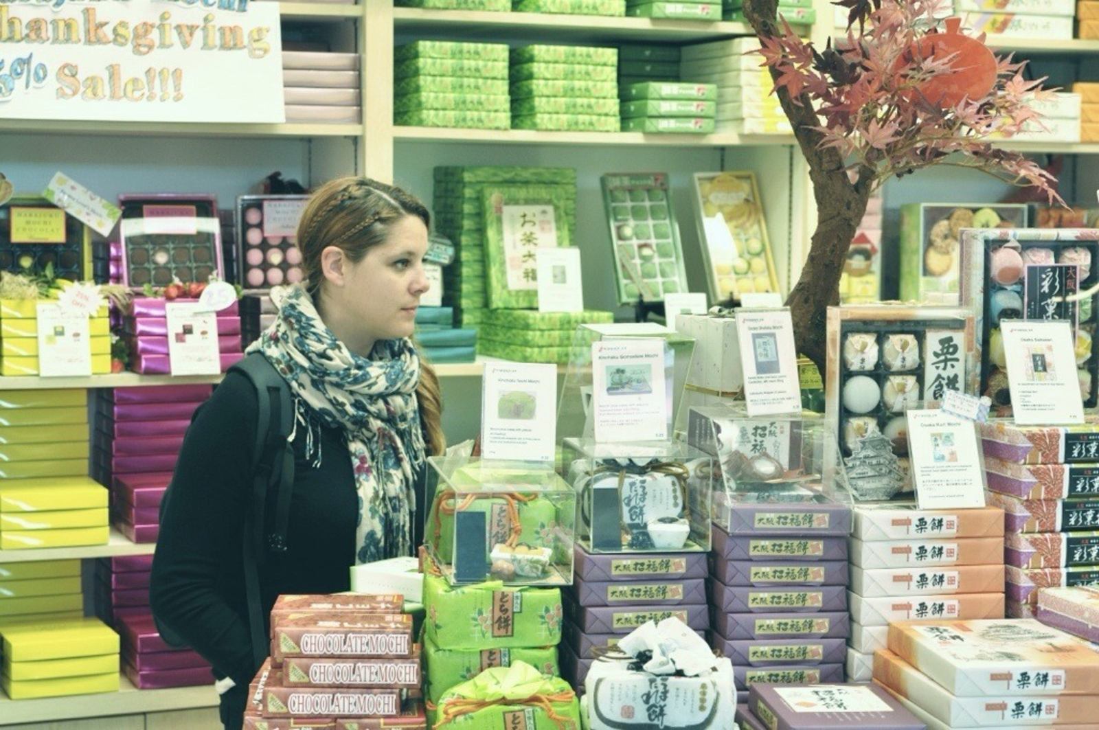 Chocolate and japanese candies