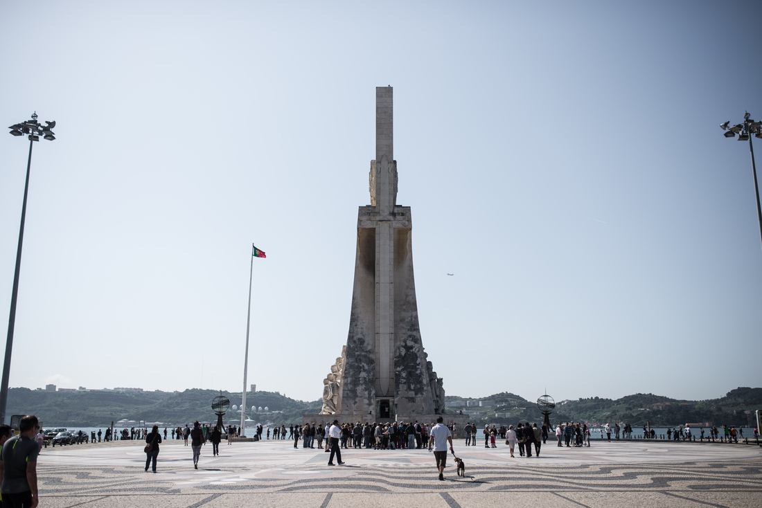 Vue sur le Monument des découvertes de Belem