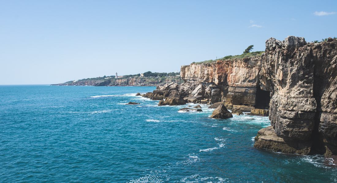 Falaise sur la cote portugaise