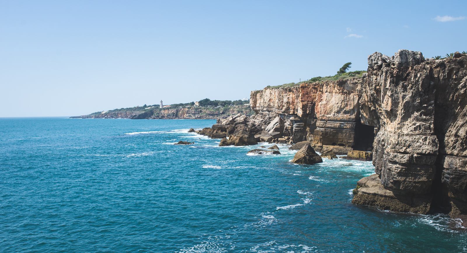 Falaise sur la cote portugaise