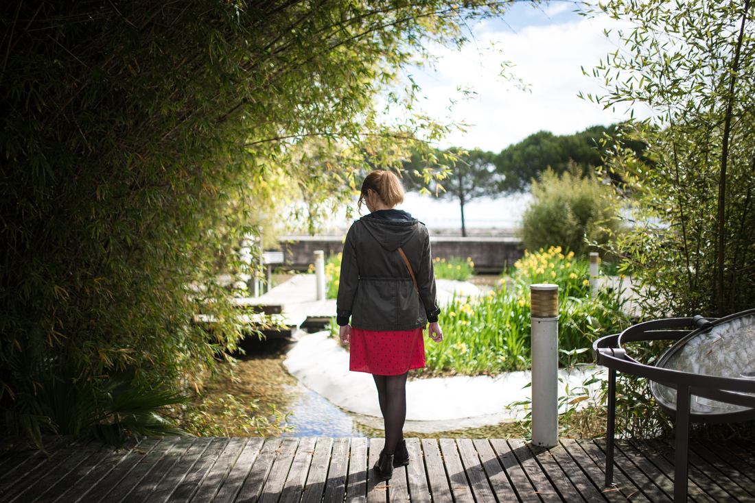 Se balader dans le jardin d'eau 
