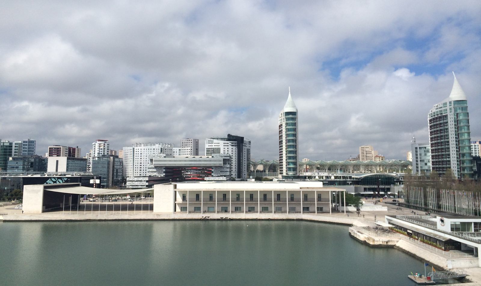 Parque das Naçoes vu d'en haut 