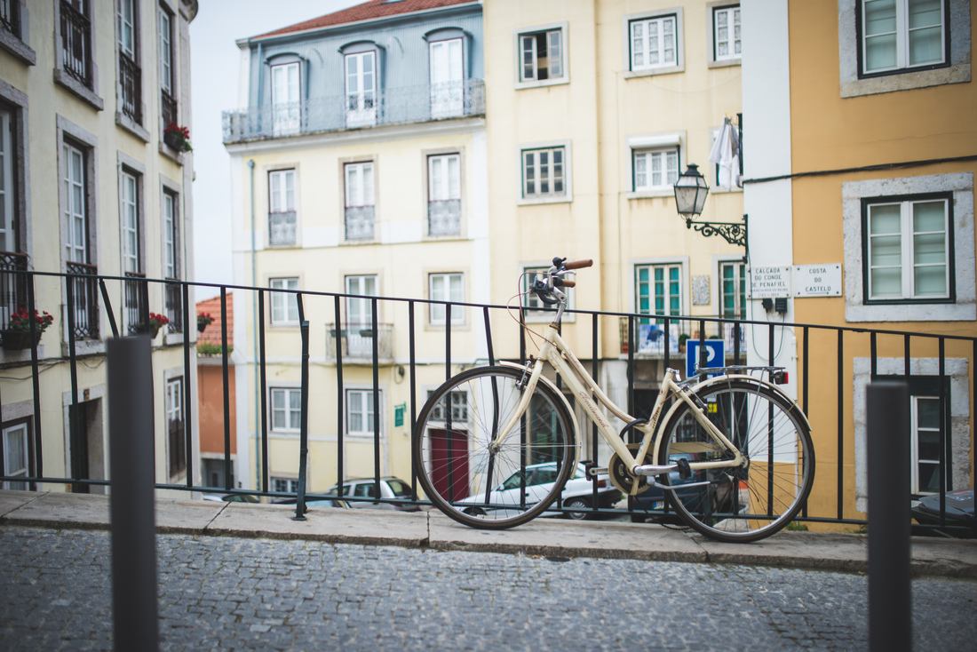 A vélo dans Lisbonne