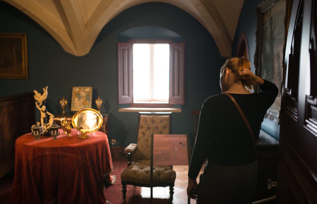 Une des nombreuses pièces magnifiquement décorées 