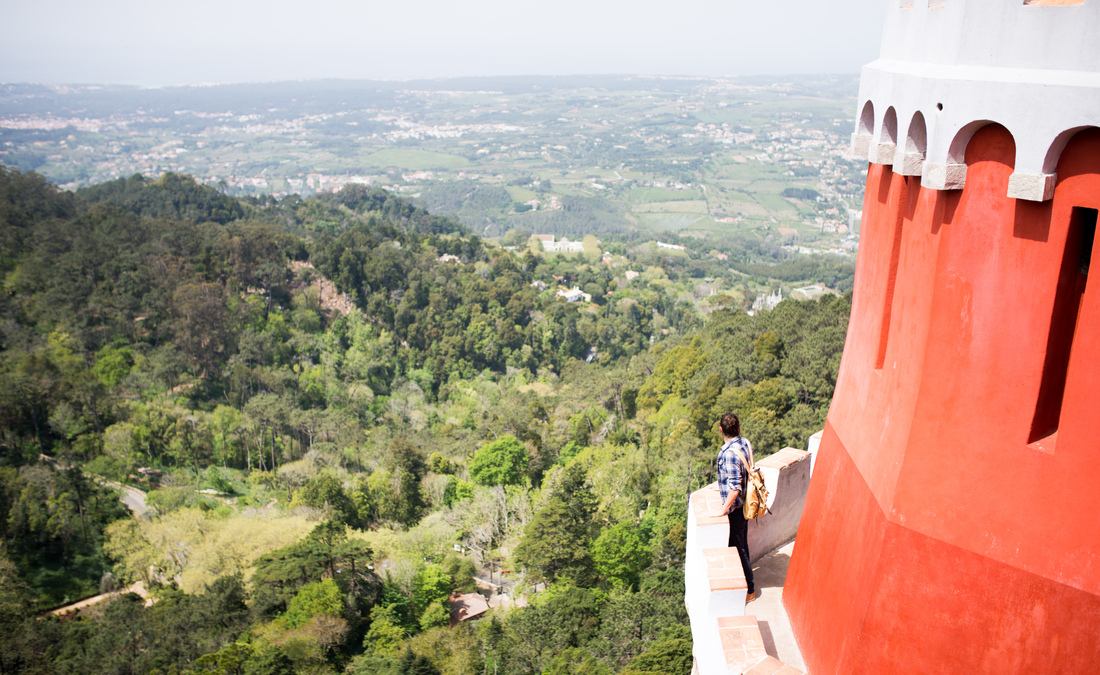 Vue sur toute la vallée environnante
