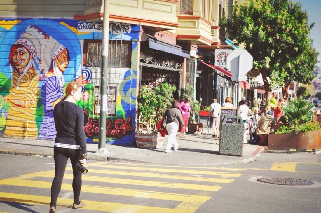 Rue quartier latino SF