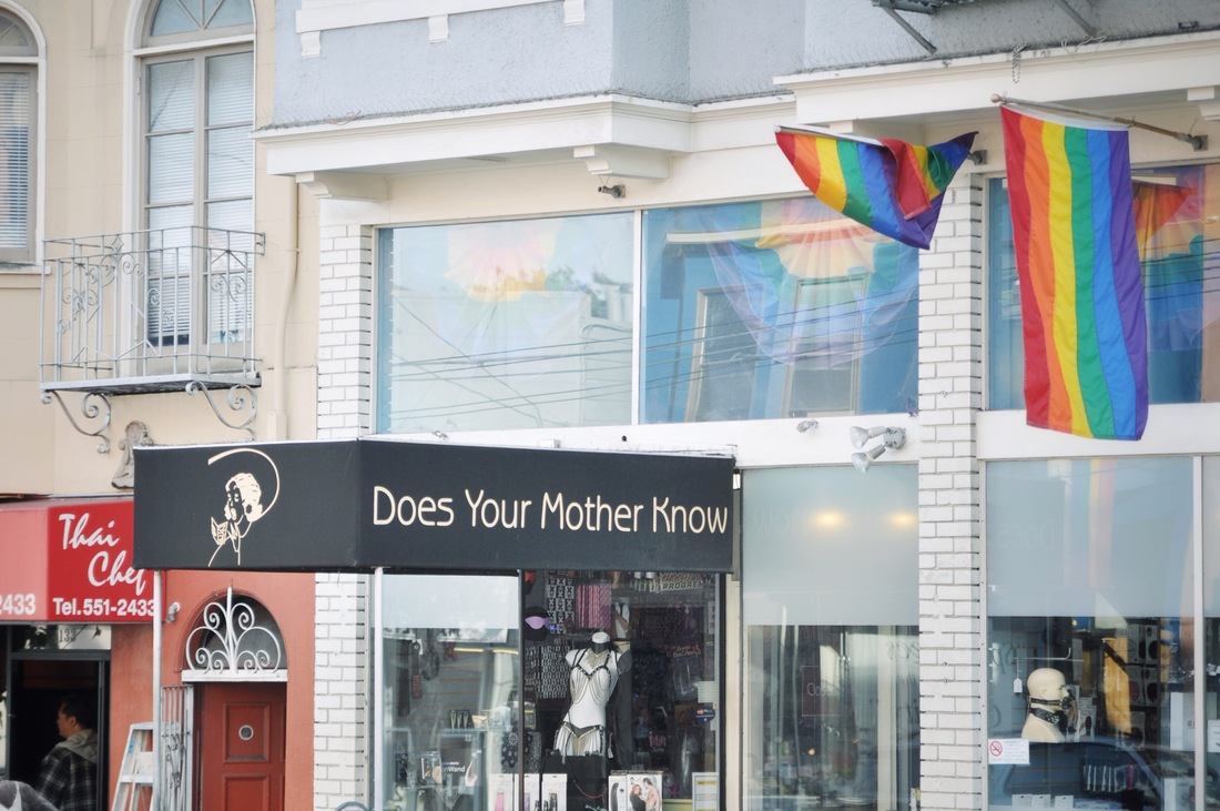 Devantures de magasins à Castro, San Francisco