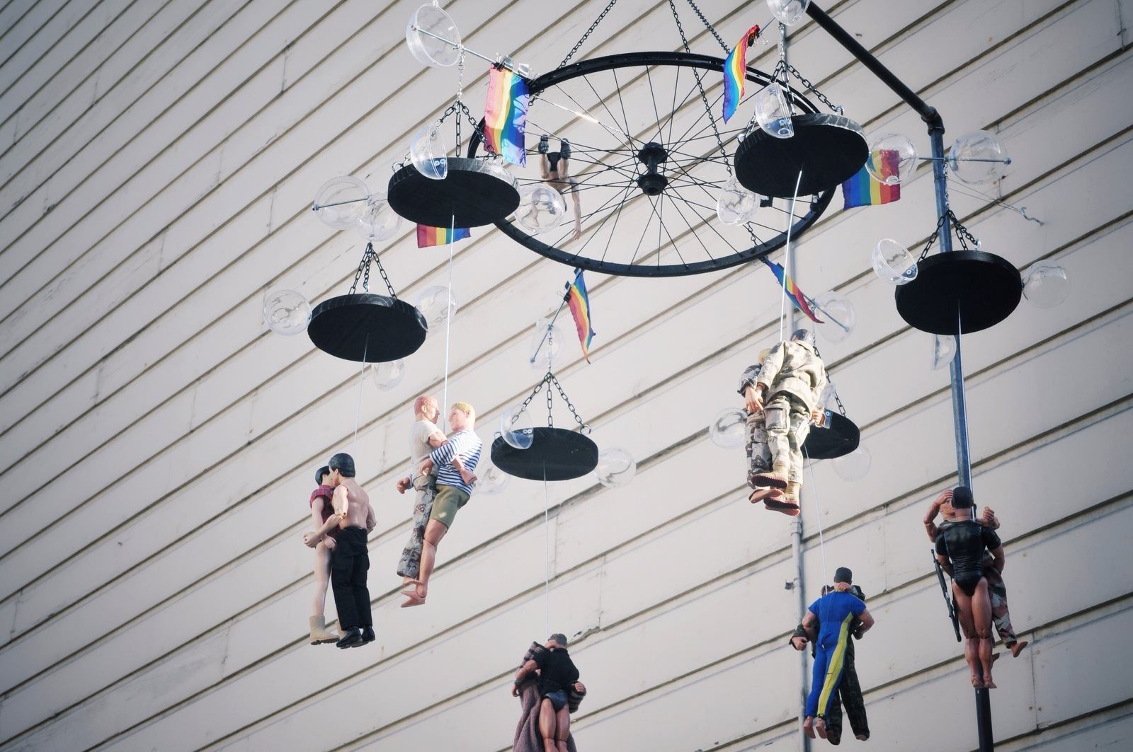 Décoration dans la rue à Castro, San Francisco Décoration dans la rue à Castro, San Francisco