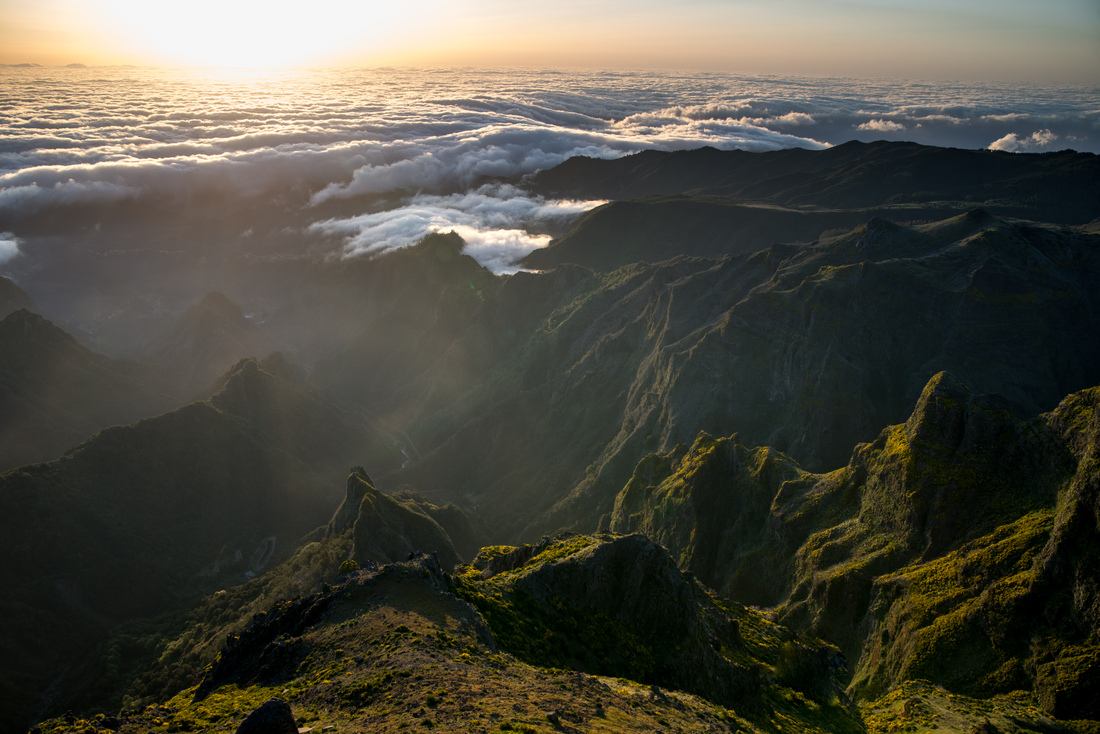 Paysage de montagne à Madère