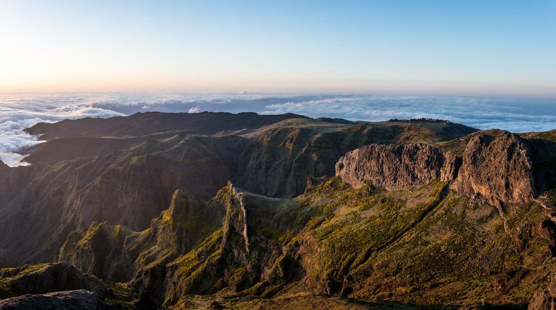 Paysage montagneux de Madère 