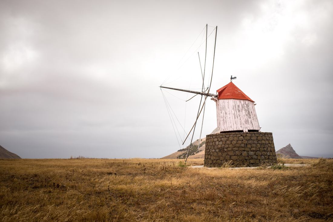 Moulin à vent typique de l'ile 