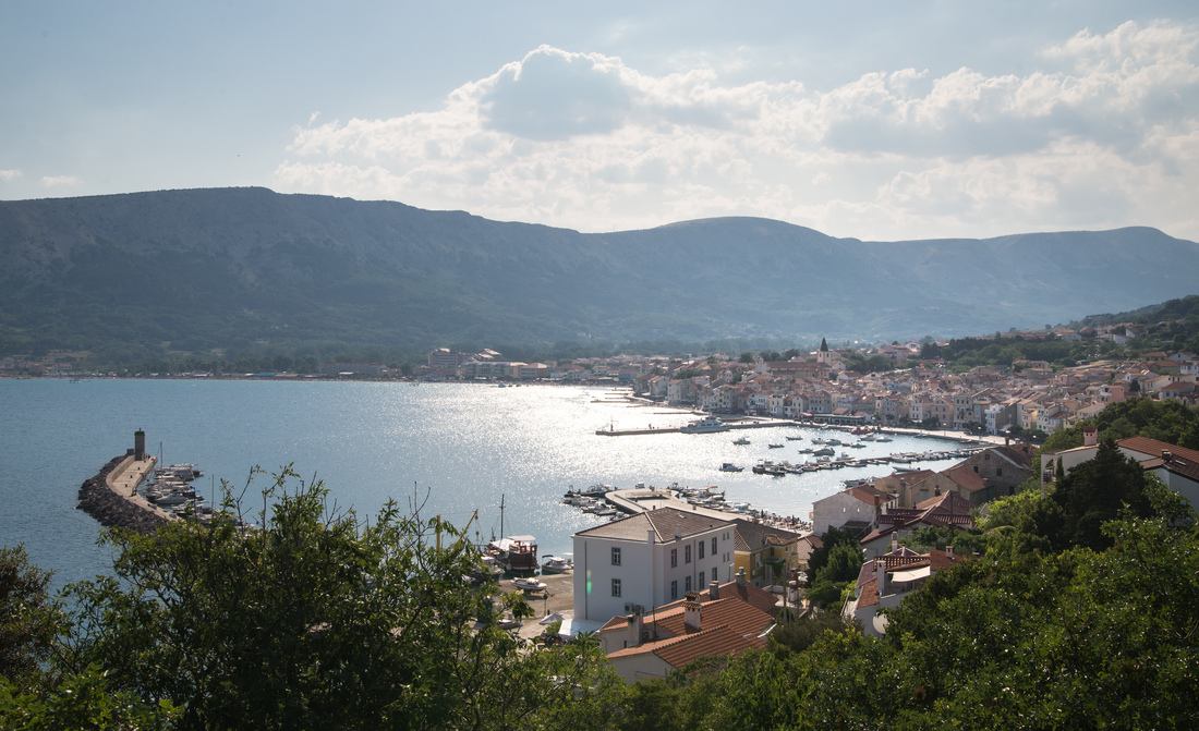 Vue sur Baška