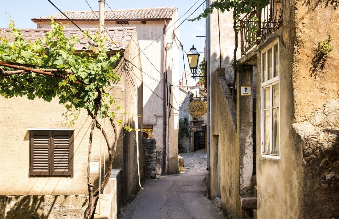 Centre ville de Vrbnik