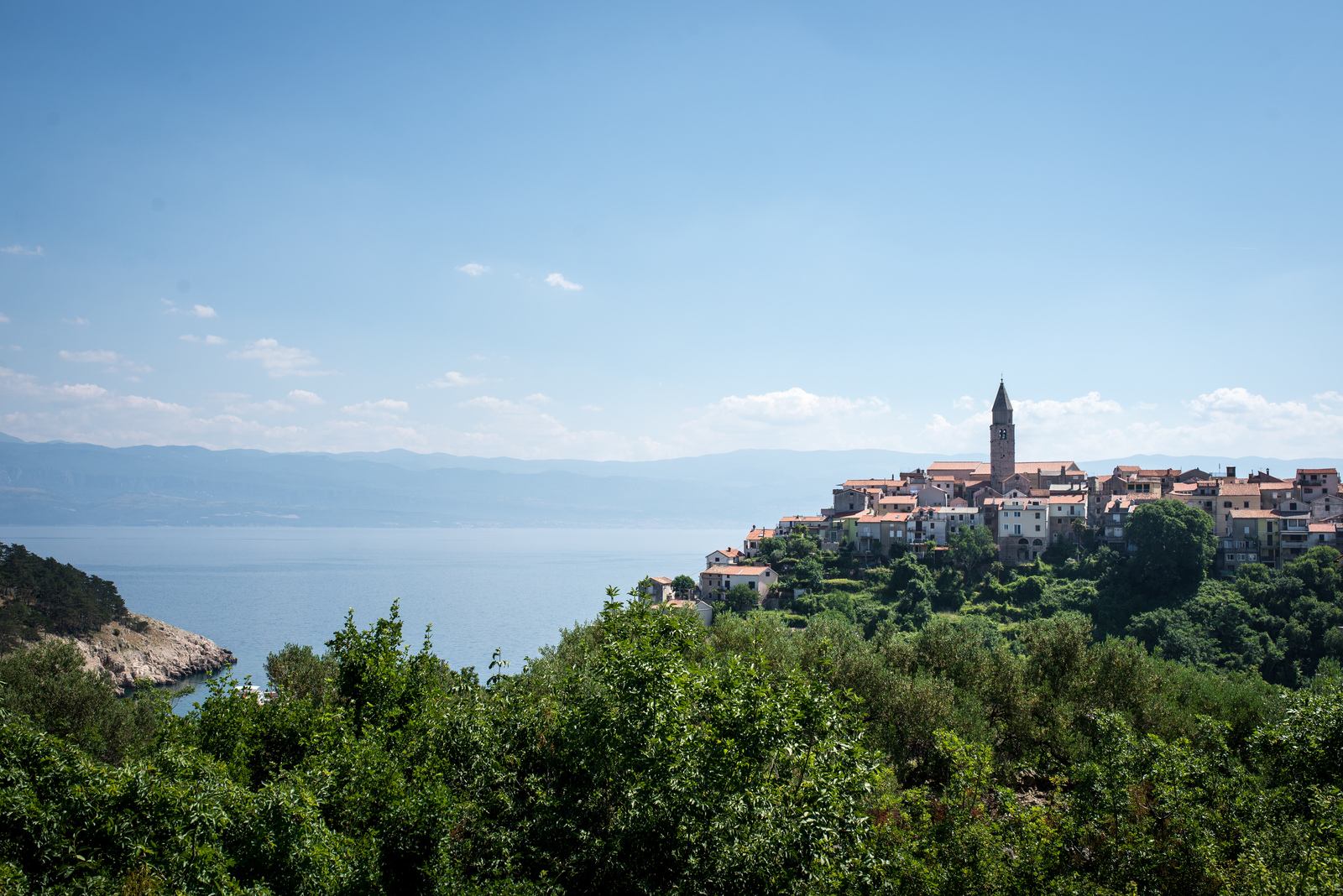 Vue sur Vrbnik