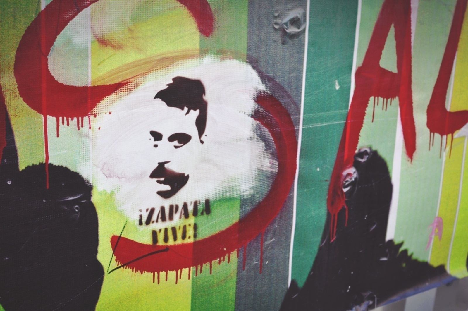 Affiche Zapata à Mexico City