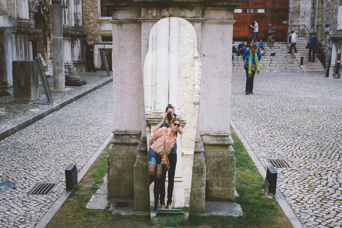 Selfie dans le Couvent des Carmes 