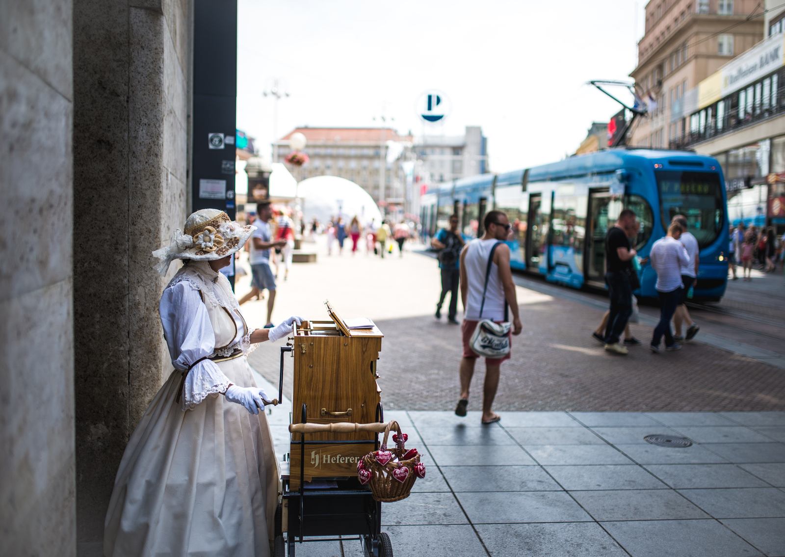 Du coté de la place Ban-Jelačić