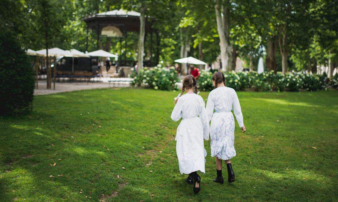 Petites croates dans le Parc Zrinjevac