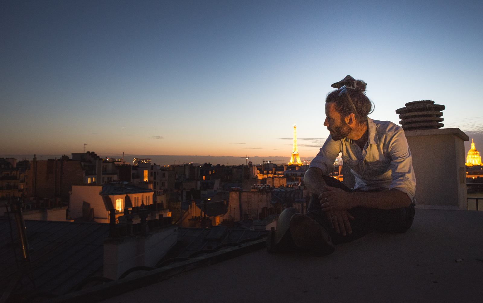 Seb sur les toits de Paris 